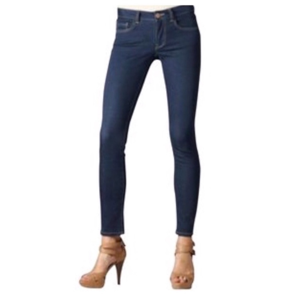 CAbi Jean #636 Dark Wash Skinny Jean Sz 4